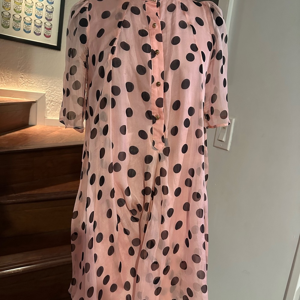 Polka Dot Pink Dress